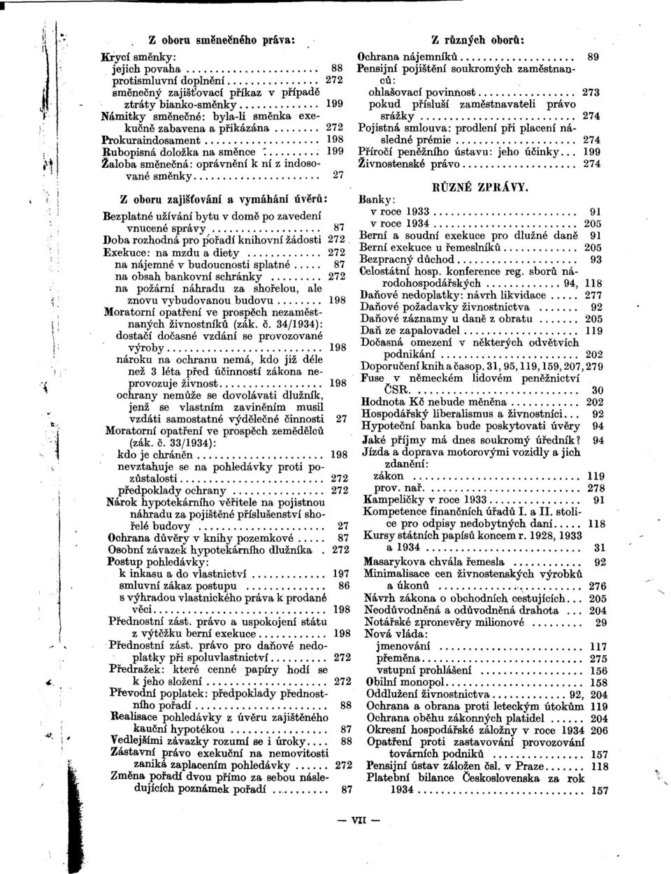 zavedení vnucené správy 87 Doba rozhodná pro pofadí kníhovní zádosti 272 Exekuce: na mzdu a diety 272 na nájemné v budoucnosti splatné 87 na obsah bankovní schránky 272 na pozární náhradu za