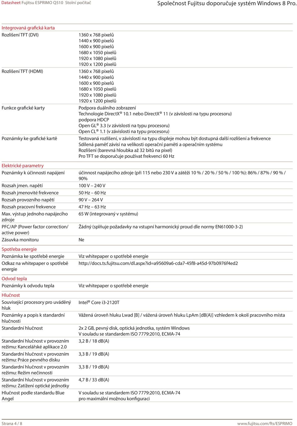 1 nebo DirectX 11 (v závislosti na typu procesoru) podpora HDCP Open GL 3.3 (v závislosti na typu procesoru) Open CL 1.