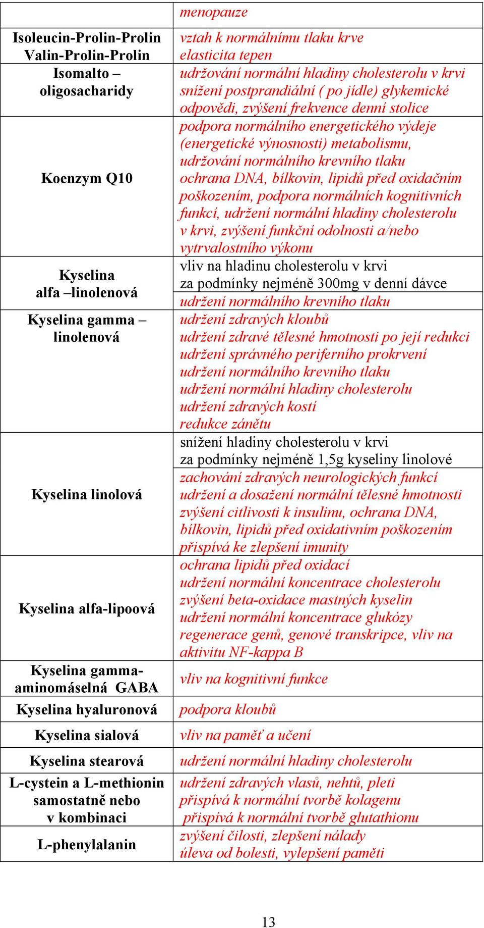 normální hladiny cholesterolu v krvi snížení postprandiální ( po jídle) glykemické odpovědi, zvýšení frekvence denní stolice podpora normálního energetického výdeje (energetické výnosnosti)