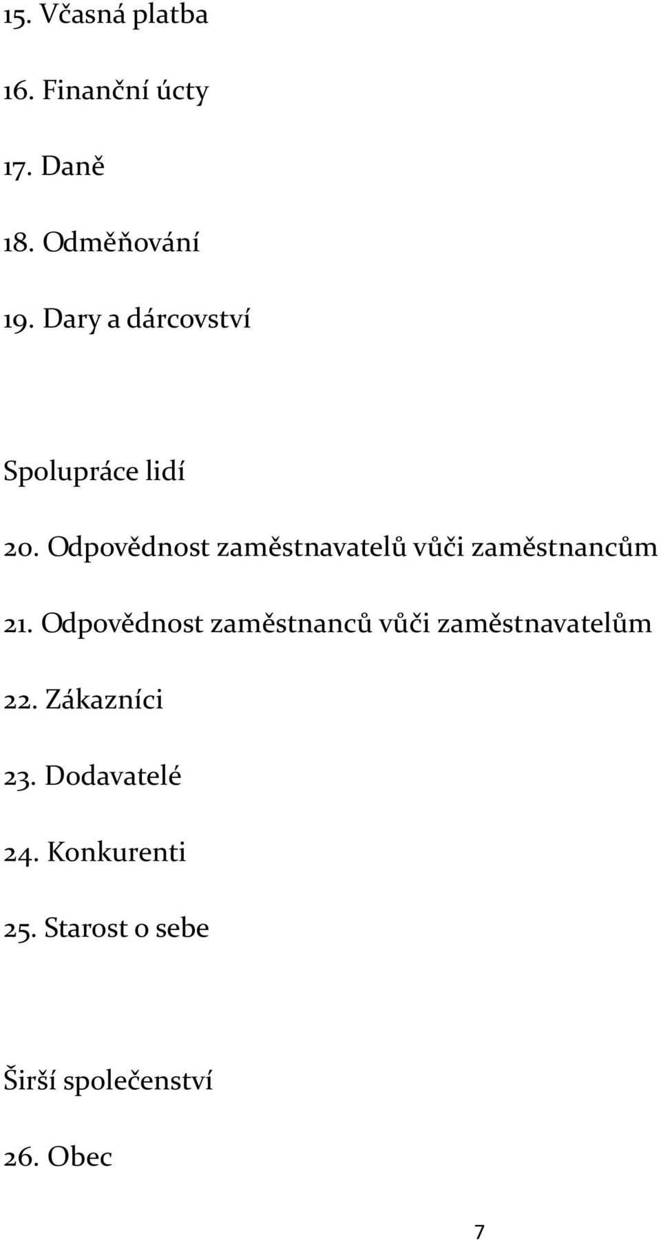 Odpovědnost zaměstnavatelů vůči zaměstnancům 21.