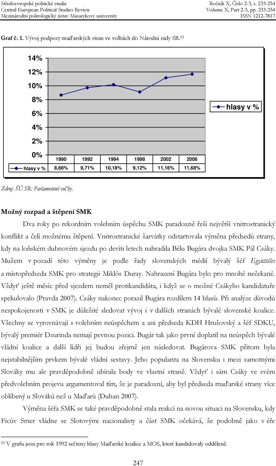 Možný rozpad a štěpení SMK Dva roky po rekordním volebním úspěchu SMK paradoxně řeší největší vnitrostranický konflikt a čelí možnému štěpení.