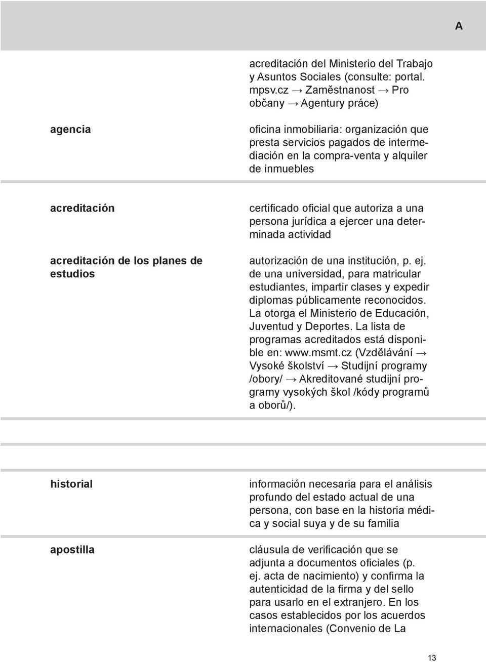 acreditación de los planes de estudios certificado oficial que autoriza a una persona jurídica a eje