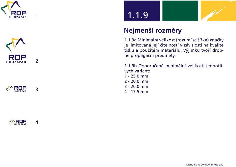 použitém materiálu. Výjimku tvoří drobné propagační předměty. 1.