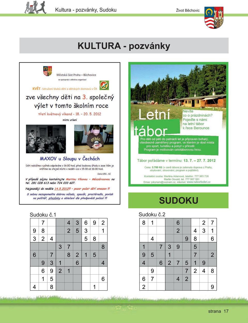 KULTURA - pozvánky