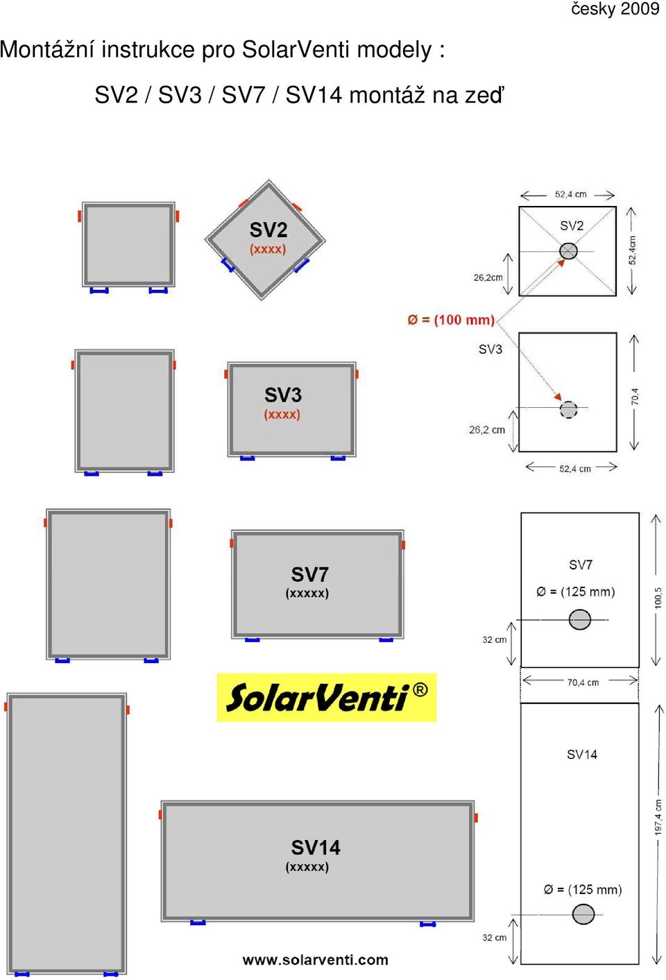 SolarVenti modely :