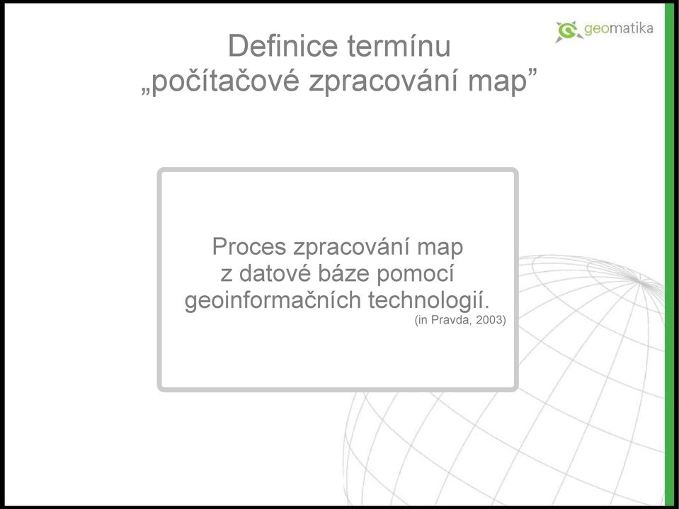 map z datové báze pomocí