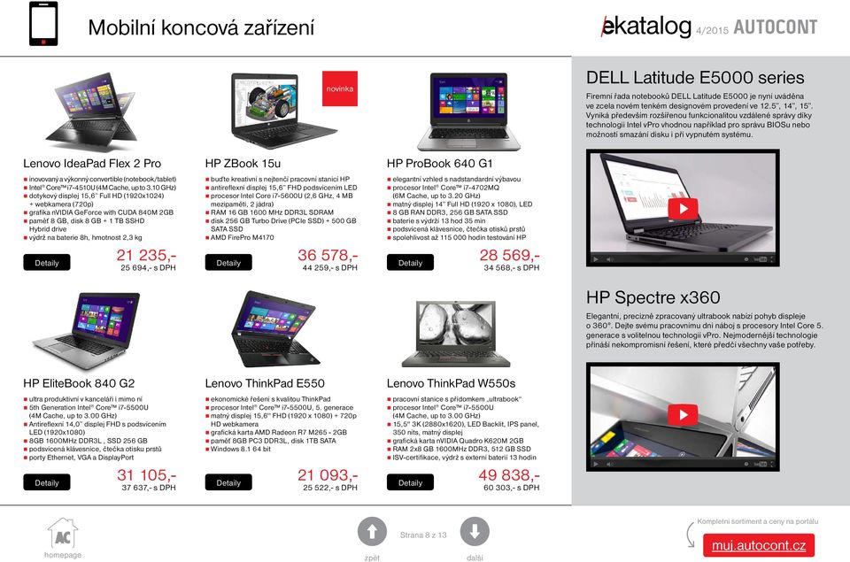 Lenovo IdeaPad Flex 2 Pro inovovaný a výkonný convertible (notebook/tablet) Intel Core i7-4510u (4M Cache, up to 3.