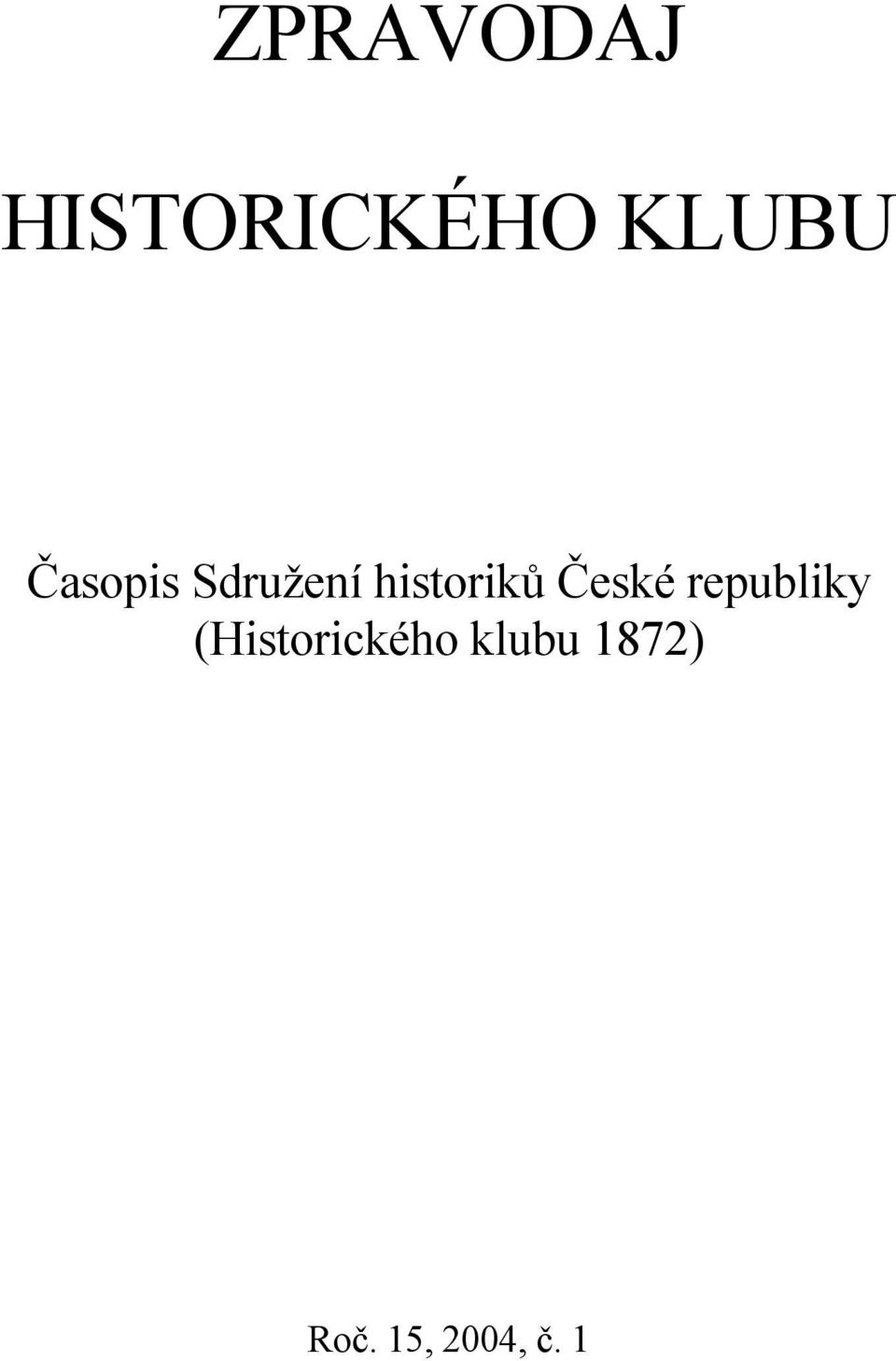 České republiky (Historického