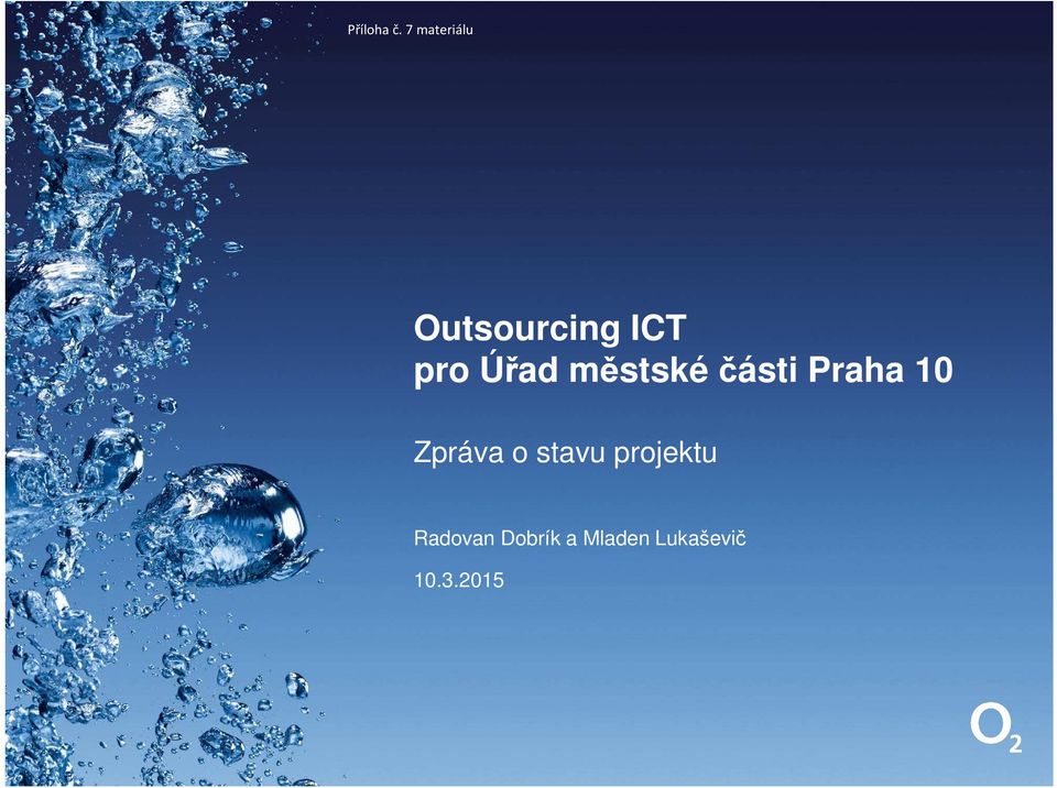 Úřad městské části Praha 10 Zpráva