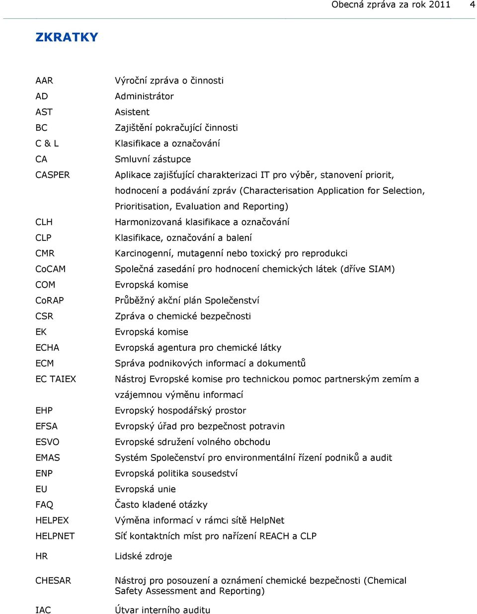 zpráv (Characterisation Application for Selection, Prioritisation, Evaluation and Reporting) Harmonizovaná klasifikace a označování Klasifikace, označování a balení Karcinogenní, mutagenní nebo