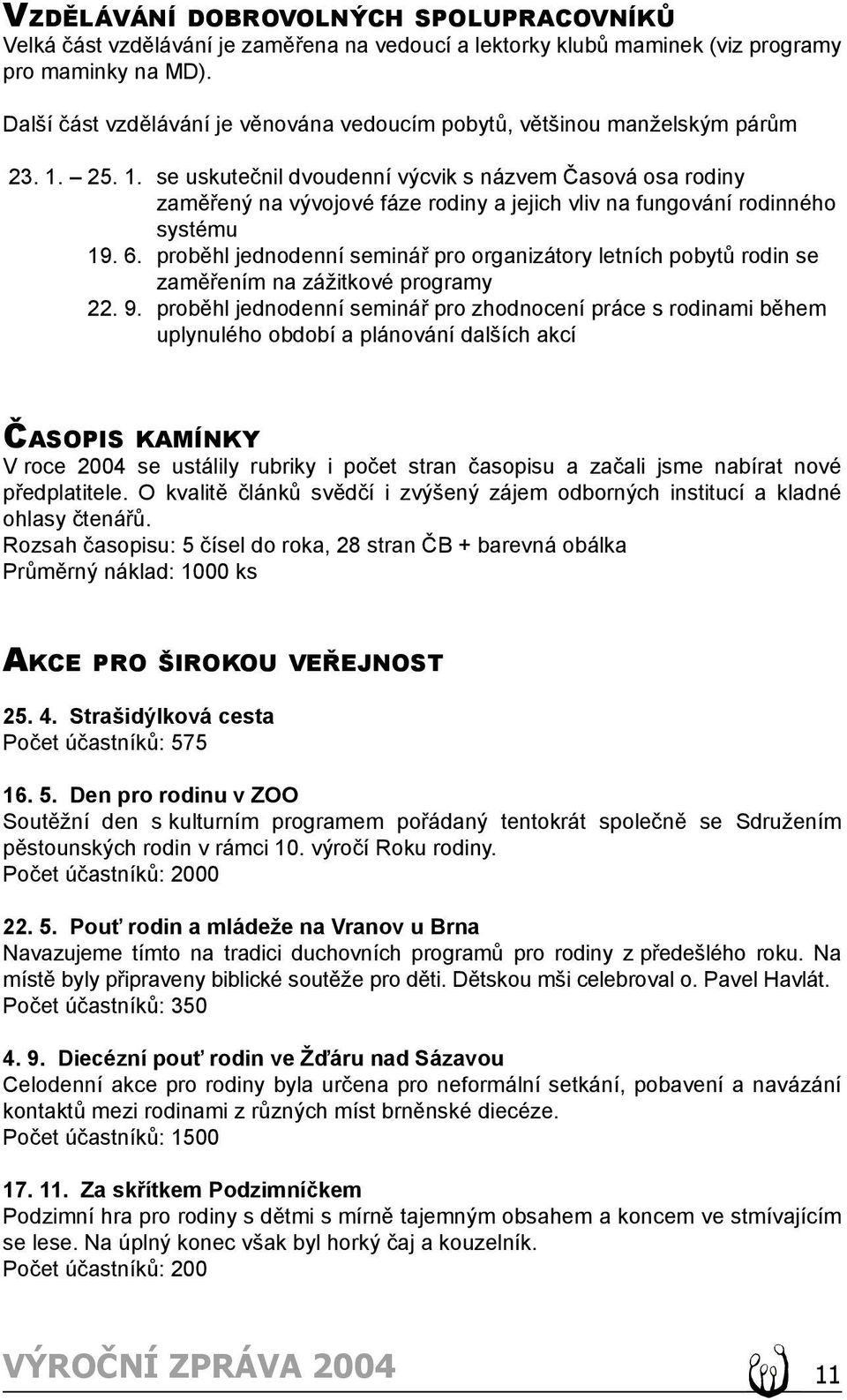 25. 1. se uskutečnil dvoudenní výcvik s názvem Časová osa rodiny zaměřený na vývojové fáze rodiny a jejich vliv na fungování rodinného systému 19. 6.