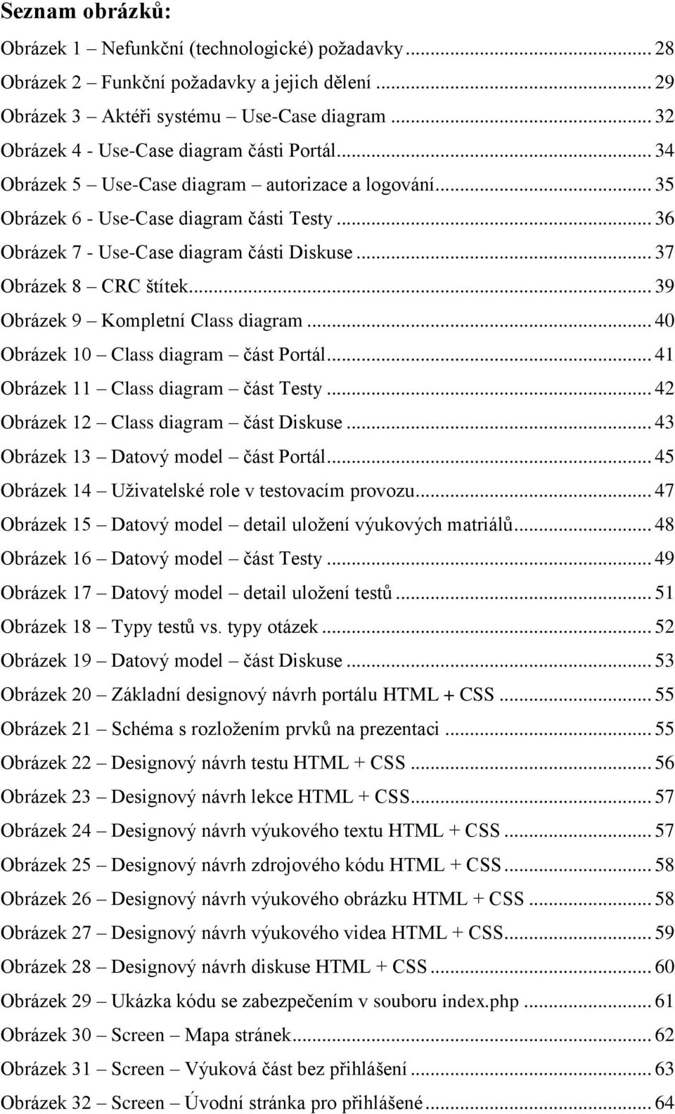 .. 37 Obrázek 8 CRC štítek... 39 Obrázek 9 Kompletní Class diagram... 40 Obrázek 10 Class diagram část Portál... 41 Obrázek 11 Class diagram část Testy... 42 Obrázek 12 Class diagram část Diskuse.