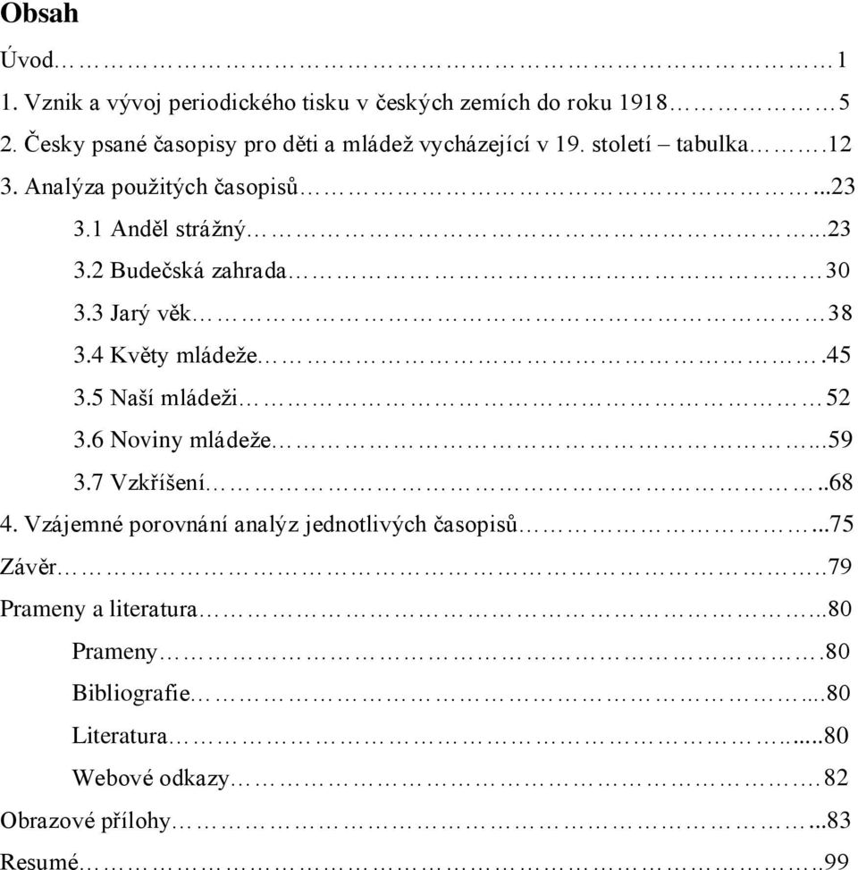 ..23 3.2 Budečská zahrada 30 3.3 Jarý věk 38 3.4 Květy mládeže.45 3.5 Naší mládeži 52 3.6 Noviny mládeže...59 3.7 Vzkříšení..68 4.