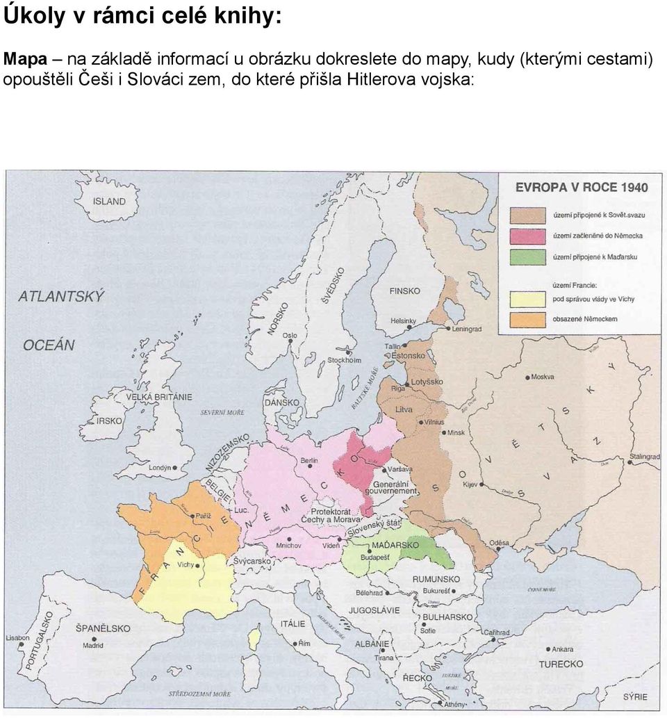 kudy (kterými cestami) opouštěli Češi i