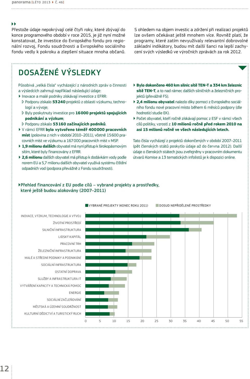 Rovněž platí, že programy, které zatím nevyužívaly relevantní dobrovolné základní indikátory, budou mít další šanci na lepší zachycení svých výsledků ve výročních zprávách za rok 2012.