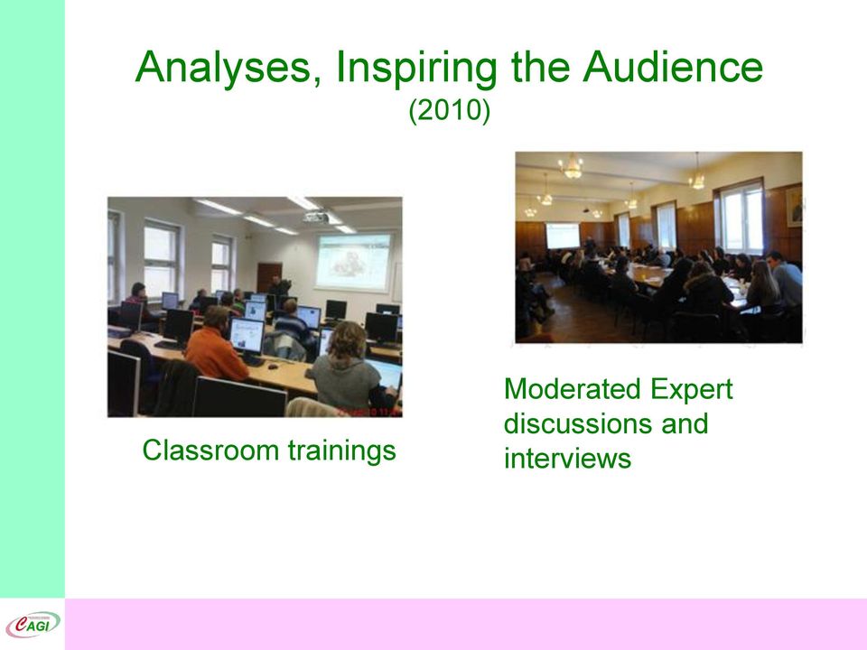 trainings Moderated