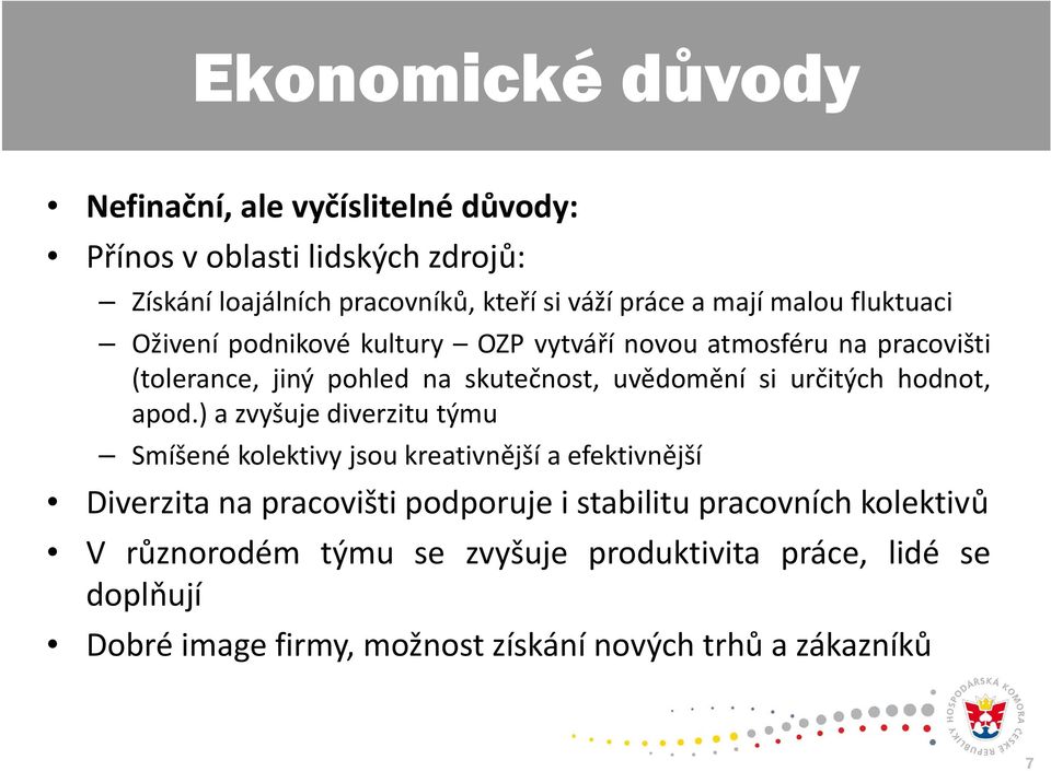 určitých hodnot, apod.