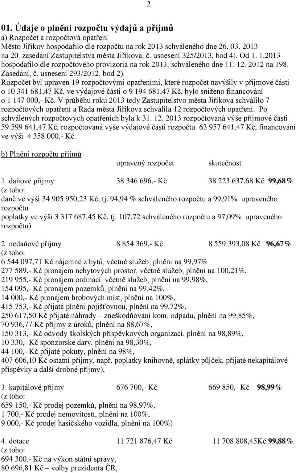 usnesení 293/2012, bod 2).