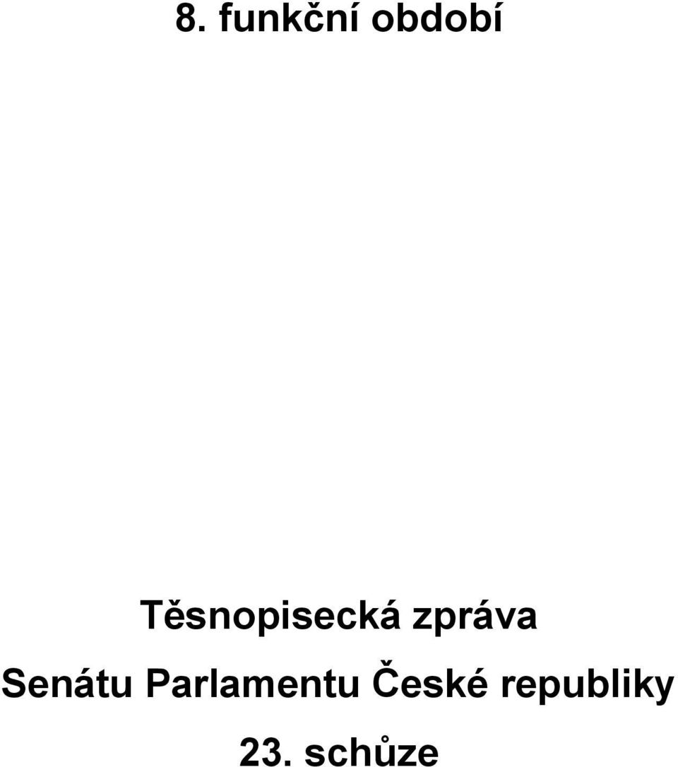 Senátu Parlamentu