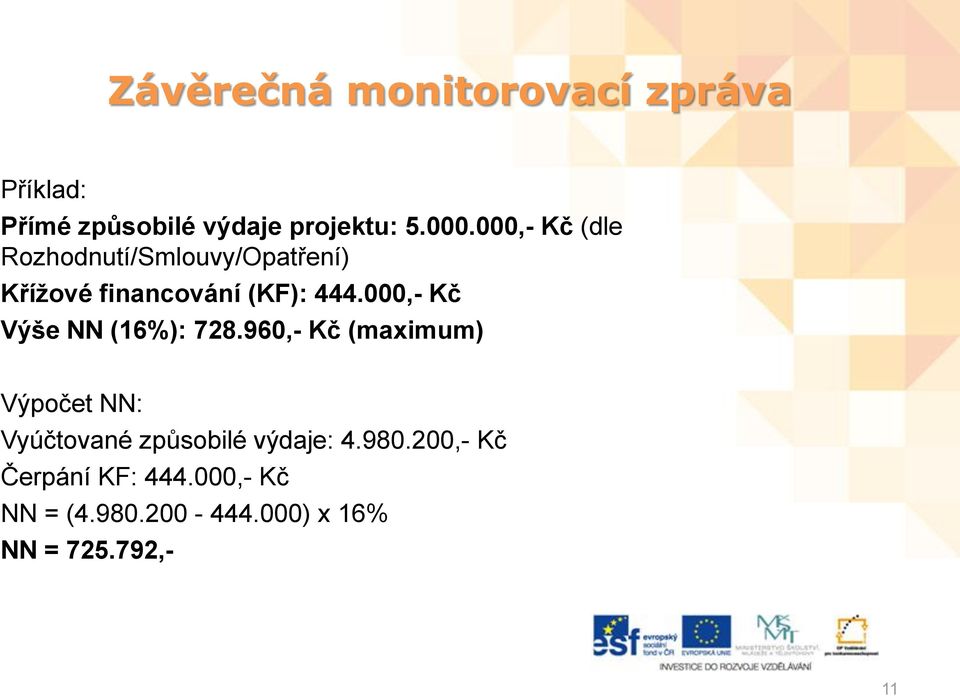 000,- Kč Výše NN (16%): 728.