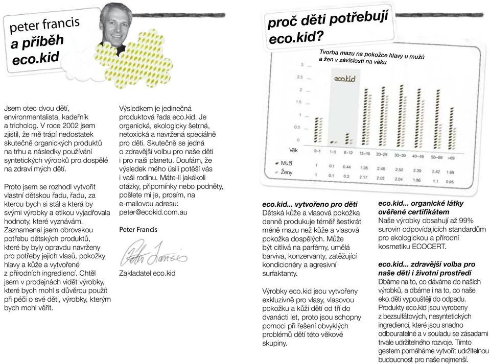 Proto jsem se rozhodl vytvořit vlastní dětskou řadu, řadu, za kterou bych si stál a která by svými výrobky a etikou vyjadřovala hodnoty, které vyznávám.