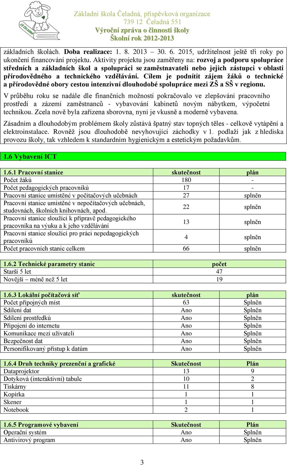 Cílem je podnítit zájem žáků o technické a přírodovědné obory cestou intenzivní dlouhodobé spolupráce mezi ZŠ a SŠ v regionu.