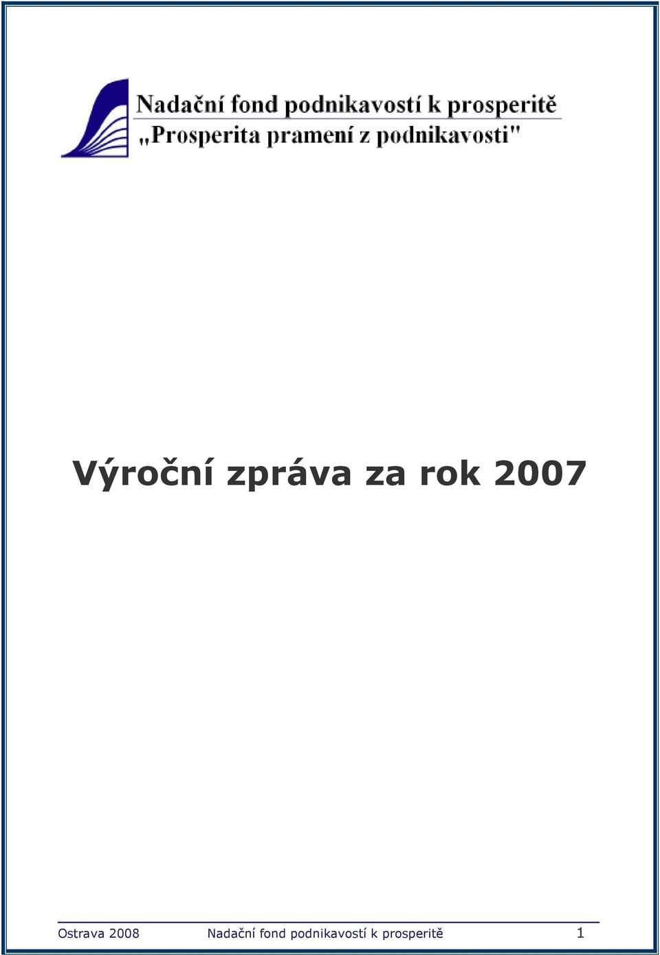 2008 Nadační fond