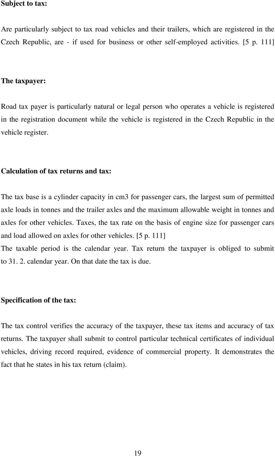 the vehicle register.