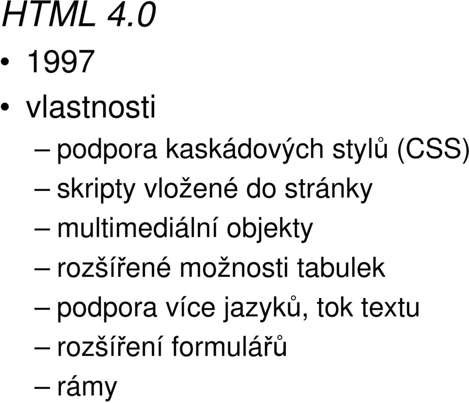 (CSS) skripty vložené do stránky multimediální