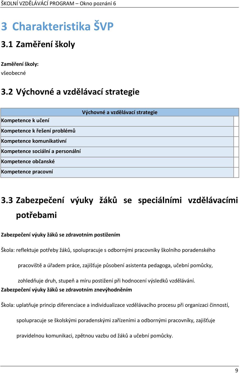 Kompetence pracovní 3.