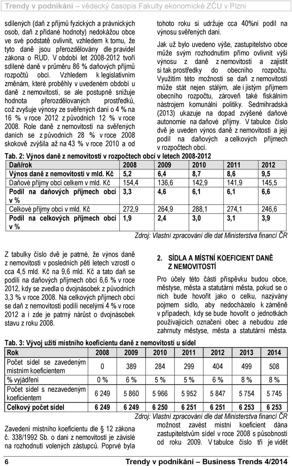 Vzhledem k legislativním změnám, které proběhly v uvedeném období u daně z nemovitostí, se ale postupně snižuje hodnota přerozdělovaných prostředků, což zvyšuje výnosy ze svěřených daní o 4 % na 16 %