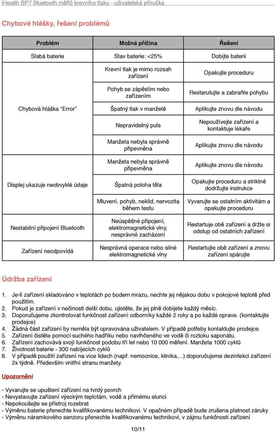 Man eta nebyla správn p ipevn na Man eta nebyla správn p ipevn na patná poloha t la Mluvení, pohyb, neklid, nervozita b hem testu Neúsp né p ipojení, elektromagnetické vlny, nesprávné zacházení