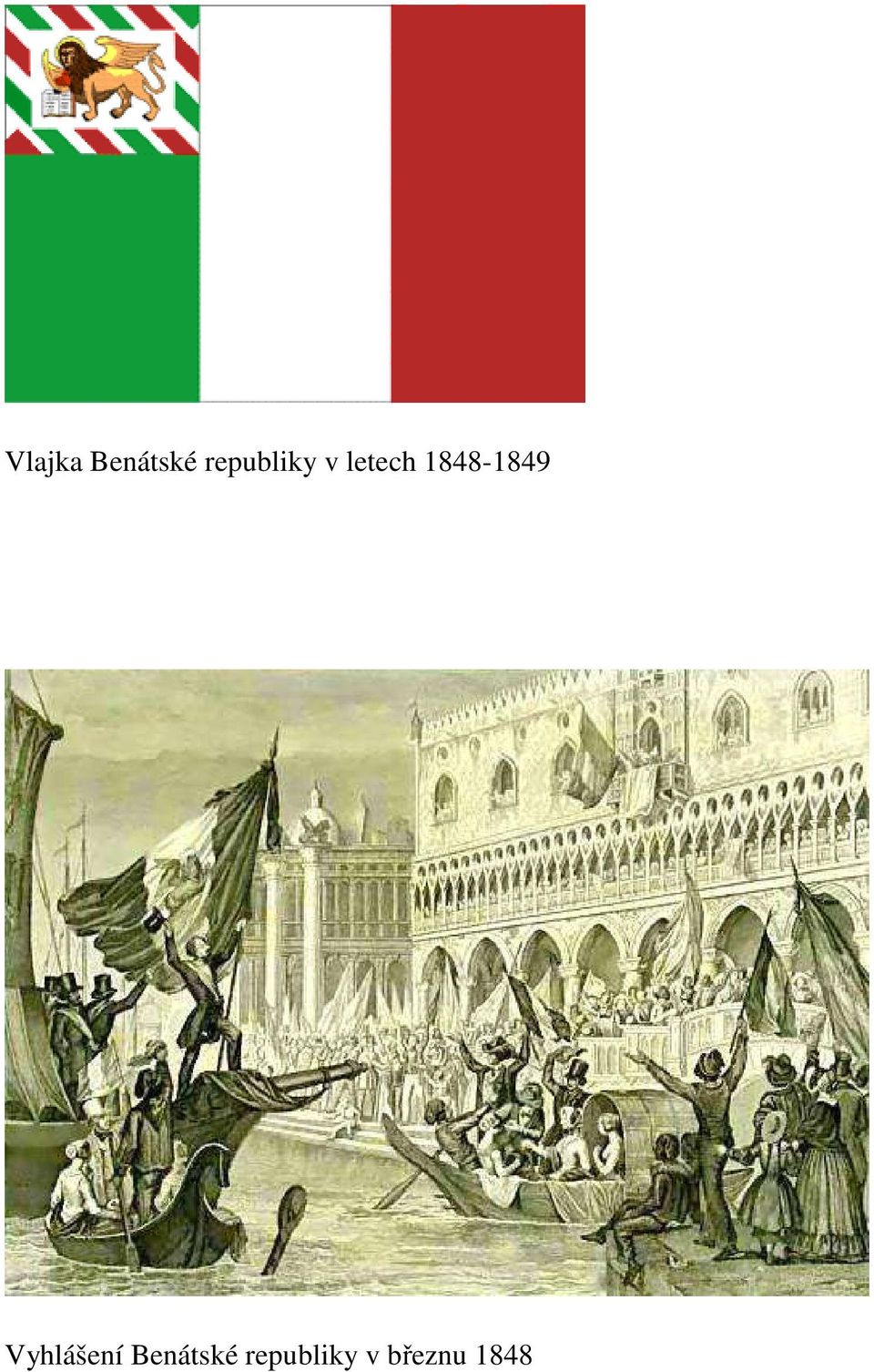 1848-1849 Vyhlášení