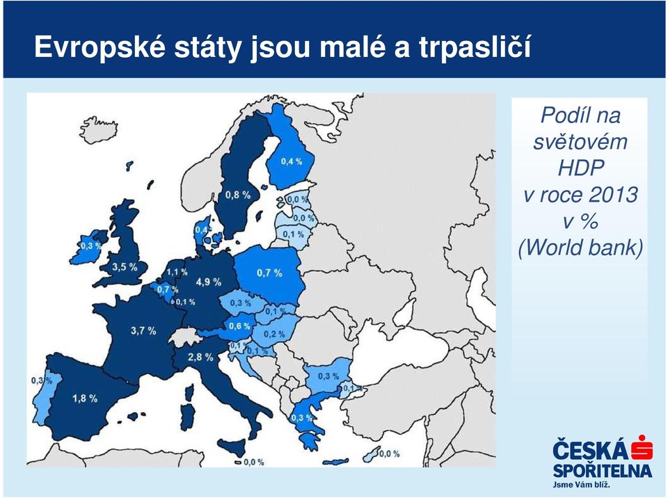 Podíl na světovém HDP