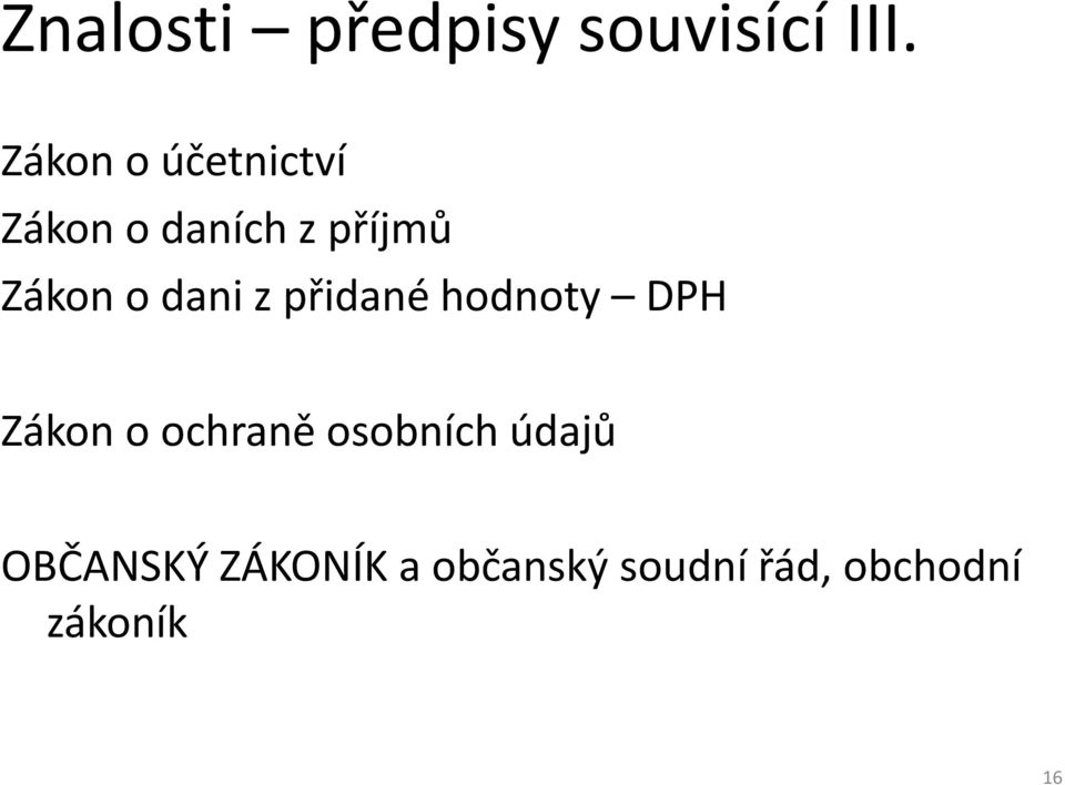 dani z přidané hodnoty DPH Zákon o ochraně