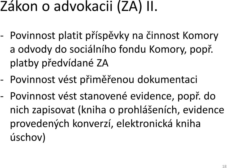 Komory, popř.