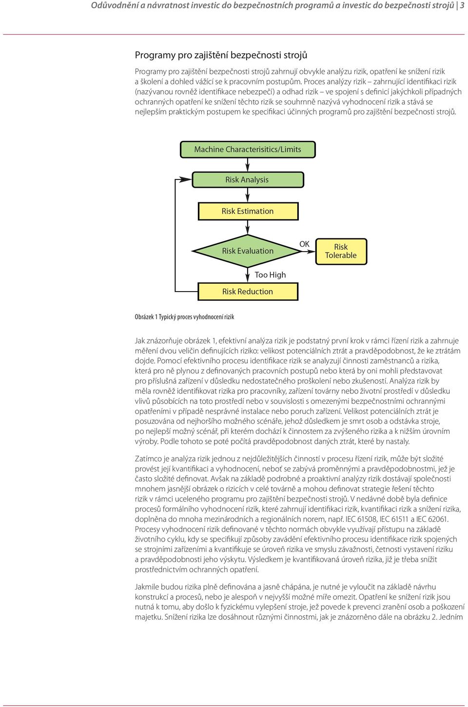 Proces analýzy rizik zahrnující identifikaci rizik (nazývanou rovněž identifikace nebezpečí) a odhad rizik ve spojení s definicí jakýchkoli případných ochranných opatření ke snížení těchto rizik se