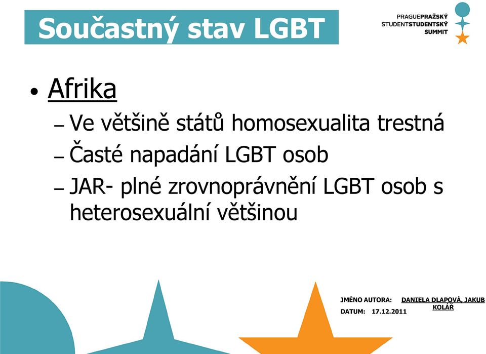 plné zrovnoprávnění LGBT osob s heterosexuální