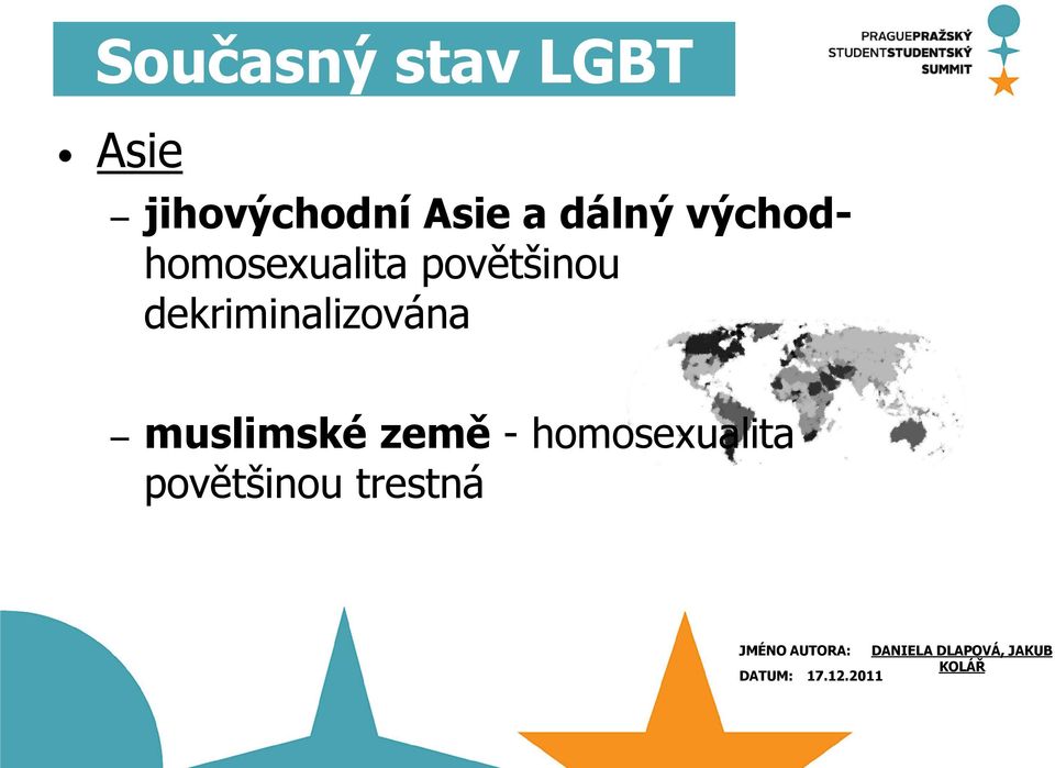 muslimské země - homosexualita povětšinou trestná