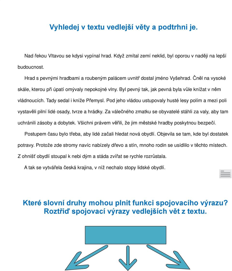 Tady sedal i kníže Přemysl. Pod jeho vládou ustupovaly husté lesy polím a mezi poli vystavěli pilní lidé osady, tvrze a hrádky.