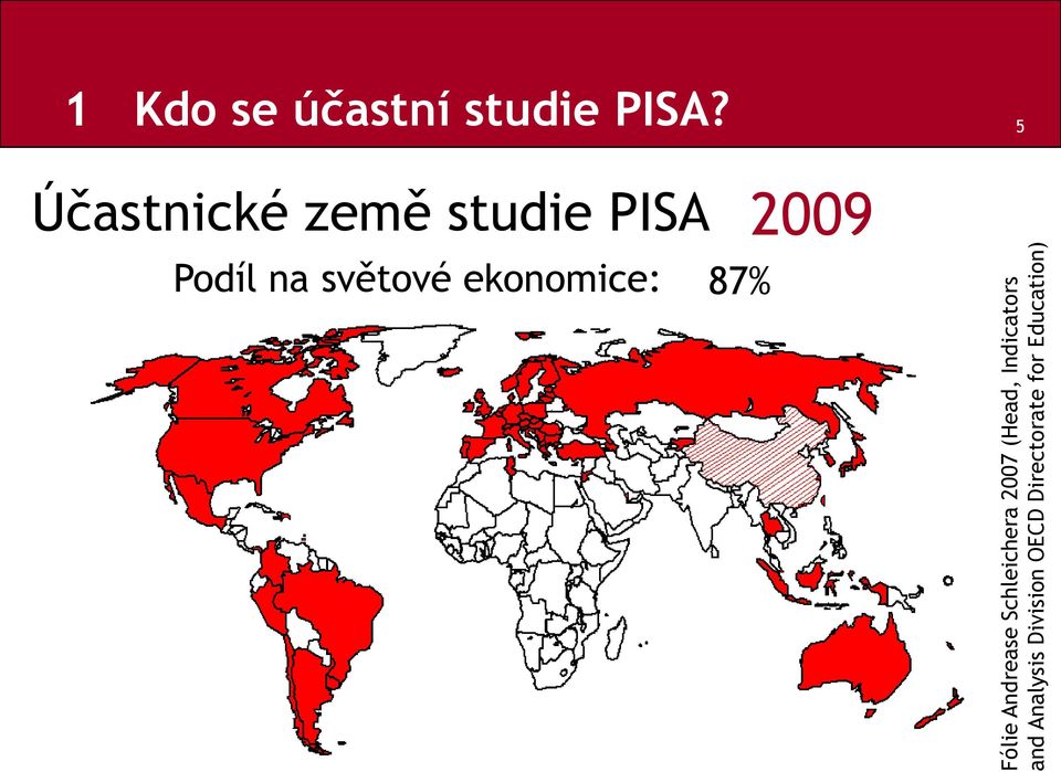 účastní studie PISA?