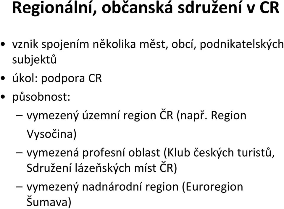 region ČR (např.