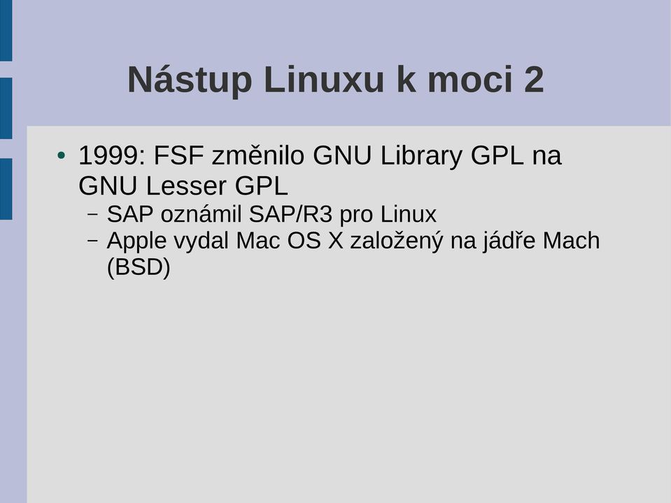 GPL SAP oznámil SAP/R3 pro Linux Apple