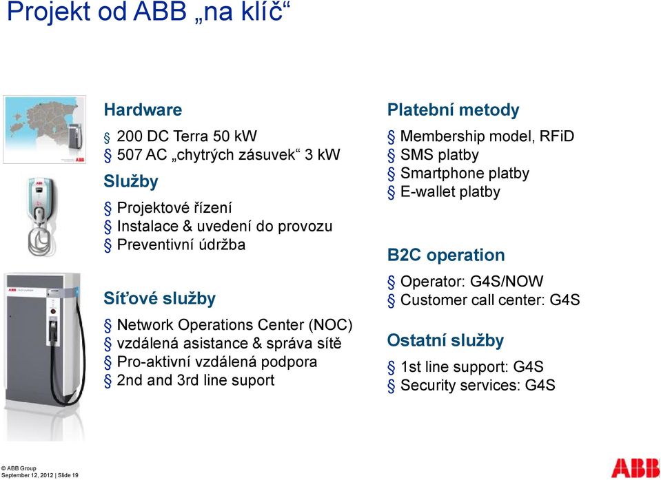 podpora 2nd and 3rd line suport Platební metody Membership model, RFiD SMS platby Smartphone platby E-wallet platby B2C