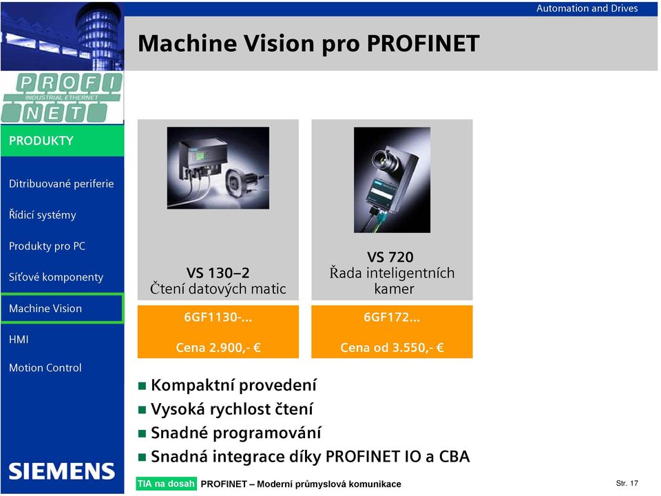 550,- Kompaktní provedení Vysoká rychlost čtení Snadné