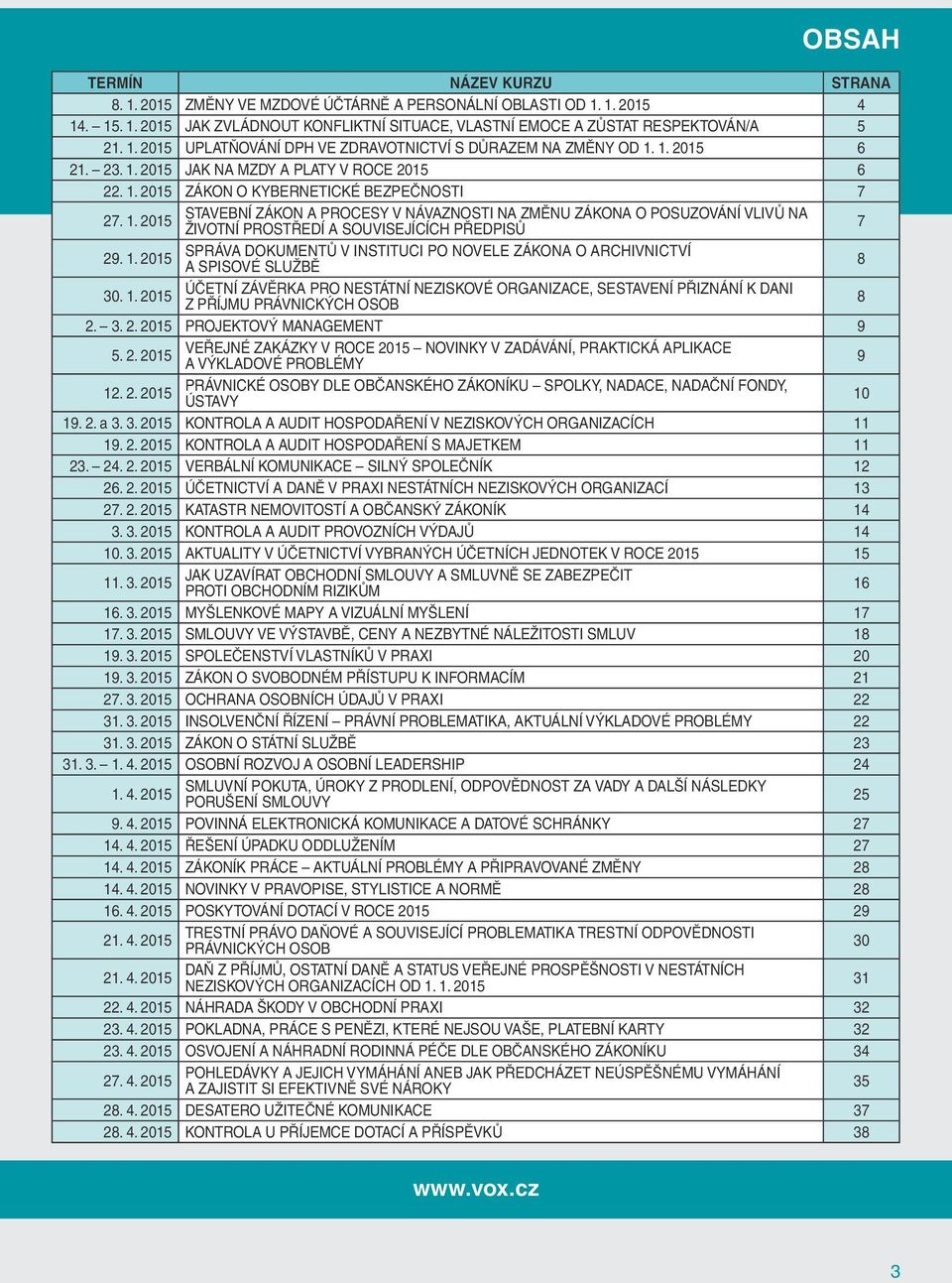 1. 2015 SPRÁVA DOKUMENTŮ V INSTITUCI PO NOVELE ZÁKONA O ARCHIVNICTVÍ A SPISOVÉ SLUŽBĚ 8 30. 1.