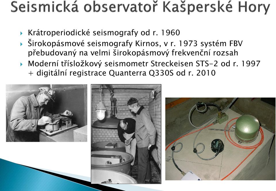 1973 systém FBV přebudovaný na velmi širokopásmový frekvenční