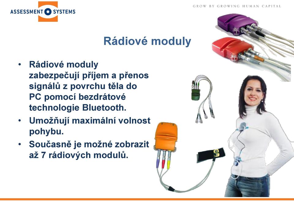 bezdrátové technologie Bluetooth.