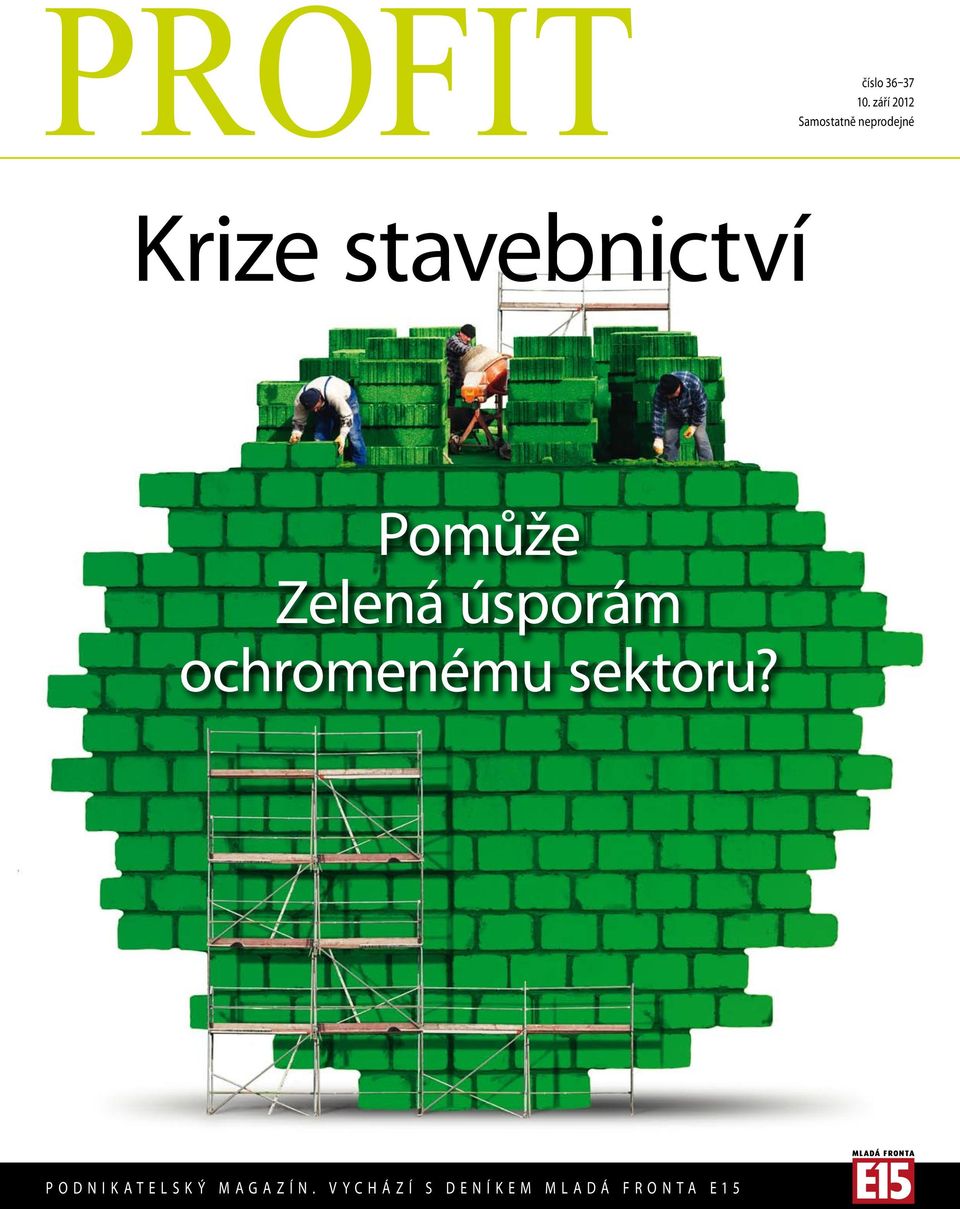 stavebnictví Pomůže Zelená úsporám