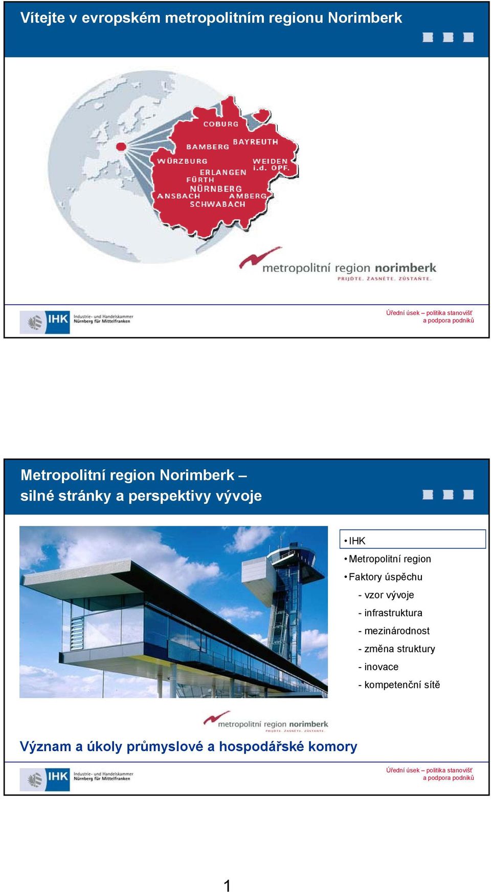 Faktory úspěchu - vzor vývoje - infrastruktura - mezinárodnost -změna